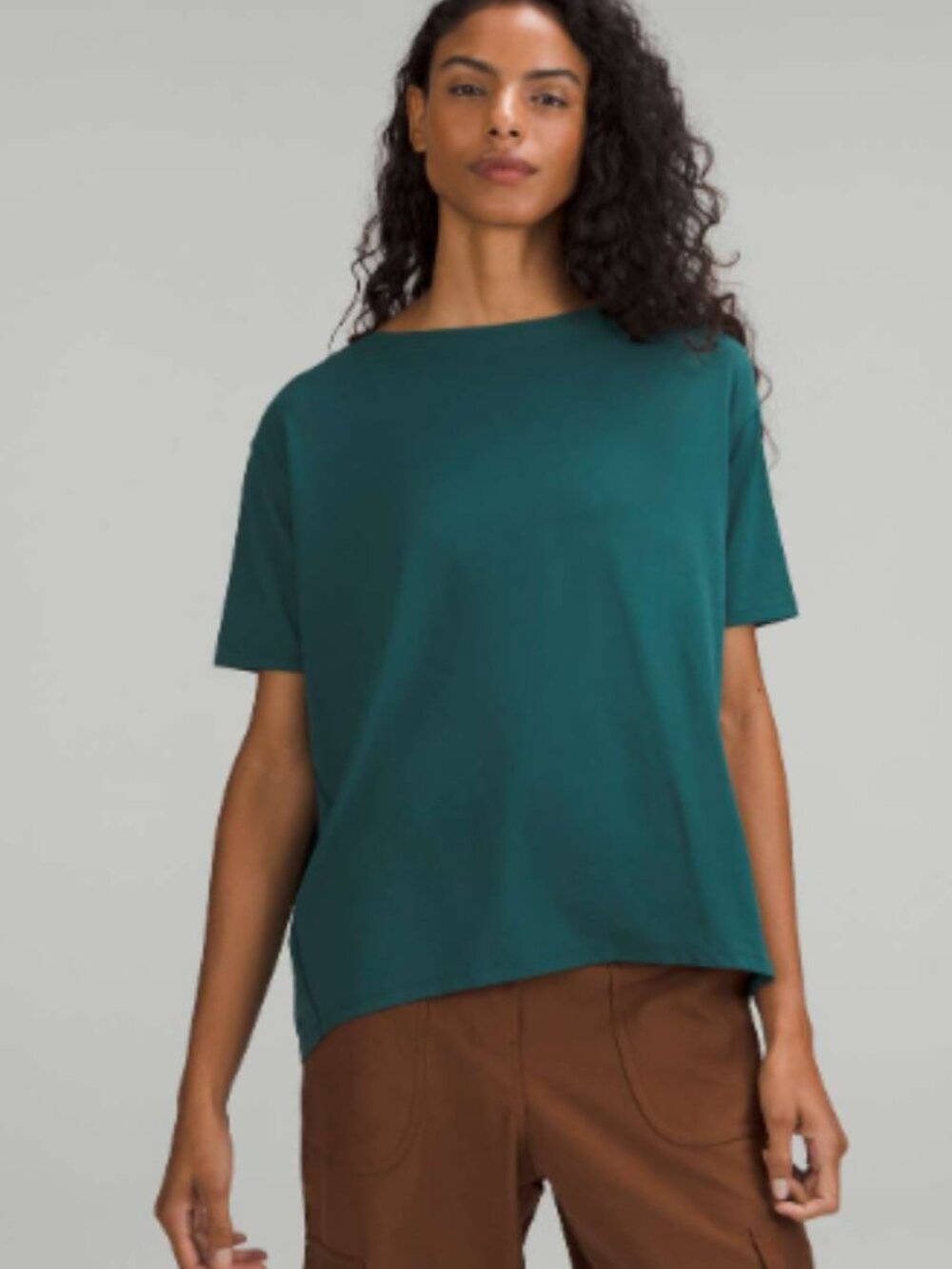 Lululemon Back in Action Short Sleeve T-Shirt *Nulu Green Jasper